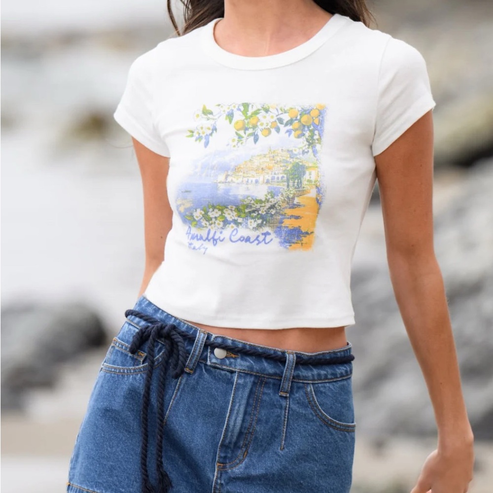 Altar'd State Classic White Tee